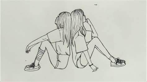 Mój najlepszy przyjaciel nazywa się sammy. How to Draw Best Friends (BFF) Easy | Step by Step - YouTube
