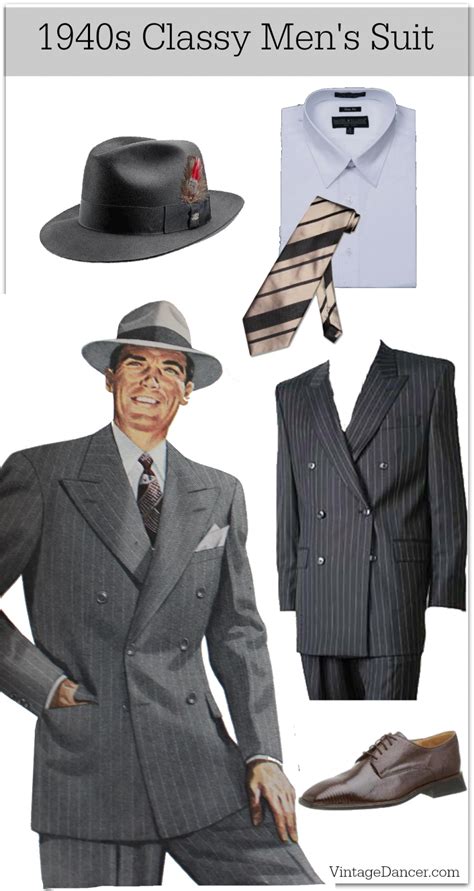 1940s Mens Suit History And Styling Tips
