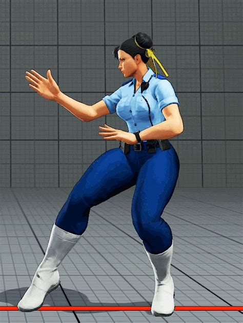 Sexy Officer Chun Li Pose  By Billylunn05 On Deviantart