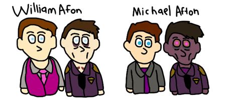 William Afton And Michael Afton Rfivenightsatfreddys