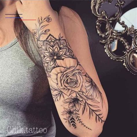 Blumentätowierungshülse für Frauendesignideen 9 flowertattoos