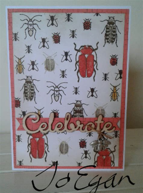Made By Jo Egan Using Stampin Up Beetles And Bugs Creative Cards