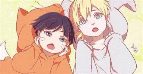 Himawari And Inojin Anime Beauty Pinterest Naruto Boruto And Anime