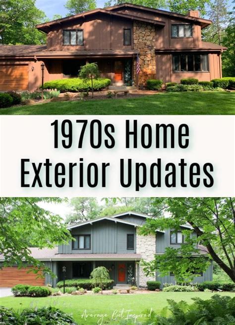 Our 1970s House Exterior Makeover Average But Inspired Brick