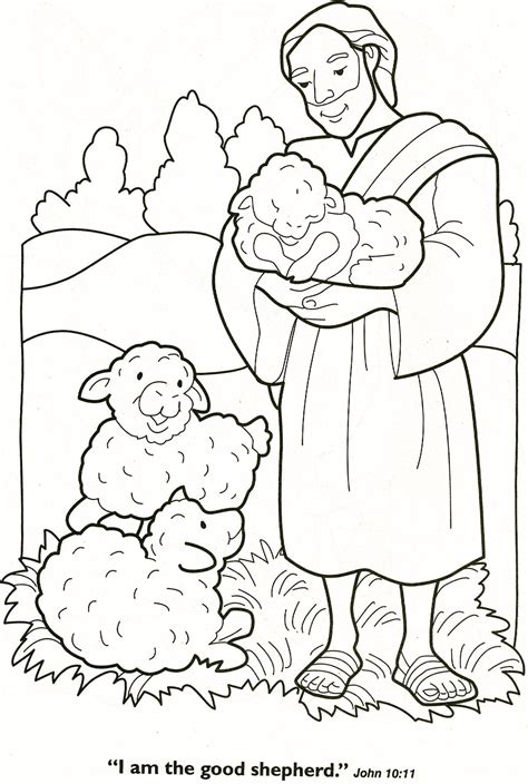 Good Shepherd Free Bible Coloring Pages Colouring Pages Coloring