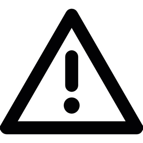 Warning Triangle User Interface And Gesture Icons