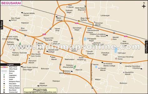 Begusarai City Map City Map Of Begusarai City Maps City Map India Map
