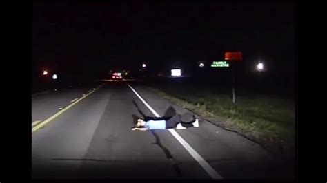 Intoxicated Woman Seen Passed Out In Road