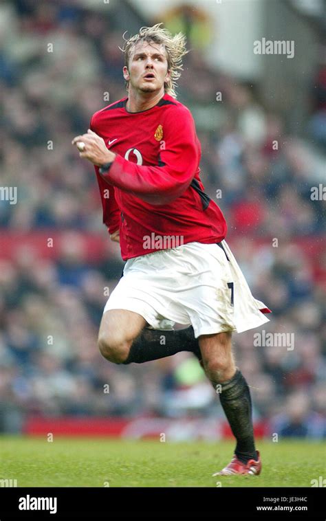 David Beckham Manchester United Fc Old Trafford Mancester 01 January