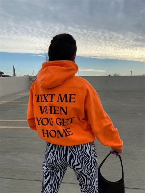 text me when you get home unisex heavy blend hooded etsy in 2021 aesthetic hoodie unisex