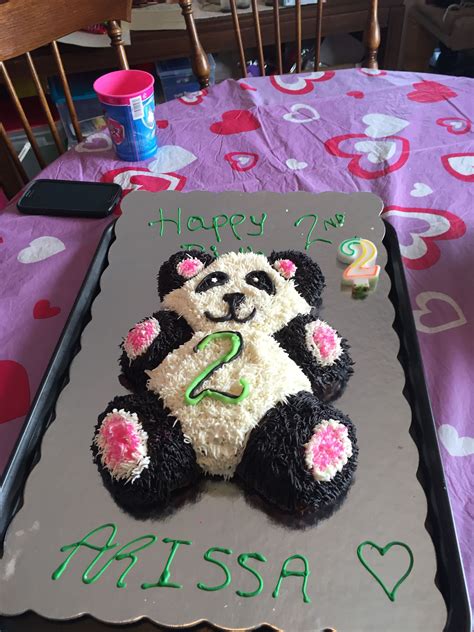 Panda cake | Cake, Panda cakes, Desserts