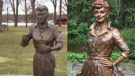 Lucille Ball Gets New Statue In Her Hometown Youtube