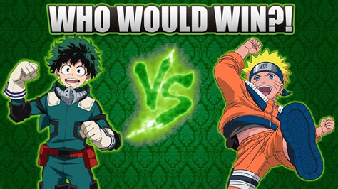 Naruto Vs Deku Who Would Win Shonen Showdown Youtube