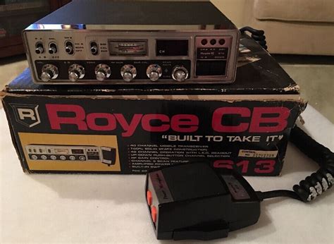 Live stream plus station schedule and song playlist. VINTAGE ROYCE 613 40 CHANNEL CB RADIO W/ MIC TRANSCEIVER ...