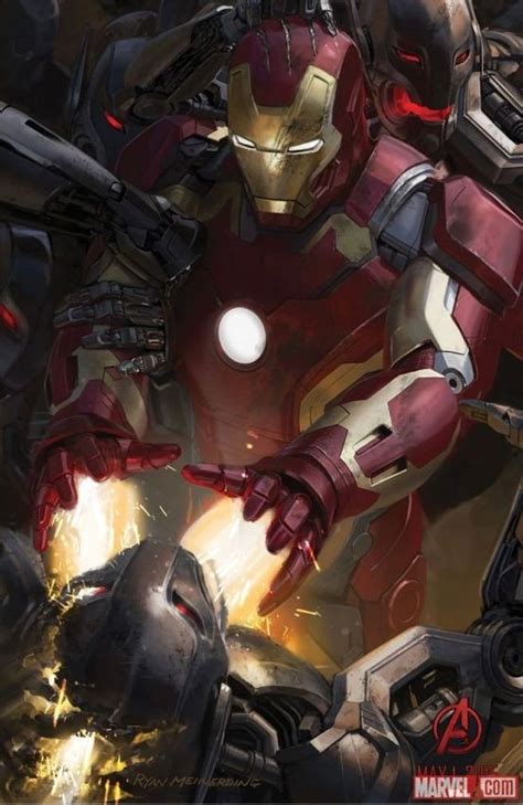 Avengers Age Of Ultron Concept Art Posters Released At Comic Con