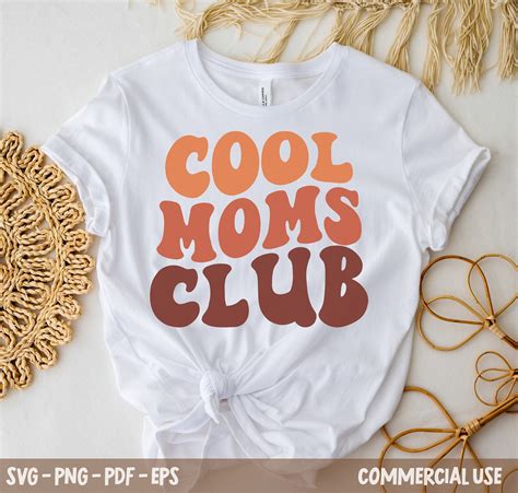 Cool Moms Club Svg Mom Life Svg Mom Svg Mama Svg Funny Mom Etsy