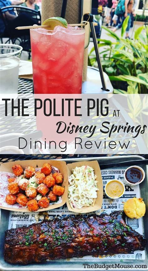 A Review Of The Polite Pig At Disney Springs Quick Service Fast Casual