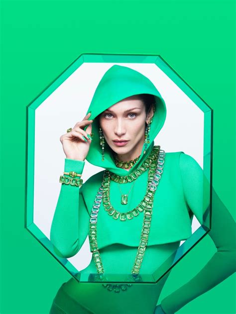 Bella Hadid Swarovski Campaign 2022 Jewelry