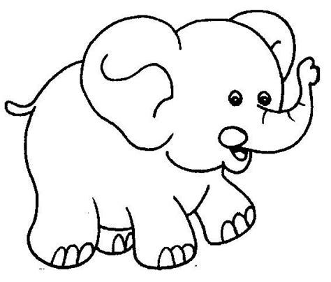 Elefante Para Colorir E Imprimir Muito Fácil Colorir E Pintar