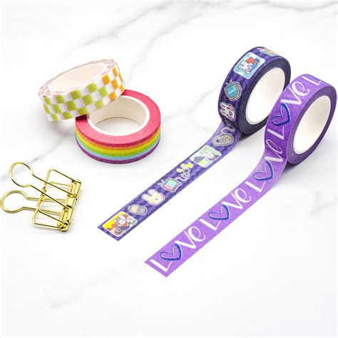 glitter washi tape manufacturer washi mill