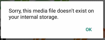 This video is about how to fix sorry,this media file doesn't exist on your internal storage on whatsapp. 15 Common WhatsApp Errors and How To Fix Them (Android / iOS)