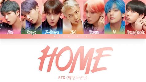 We did not find results for: BTS - 'HOME' LYRICS (Color Coded Lyrics Eng) - YouTube
