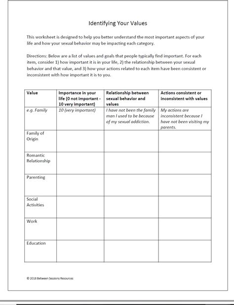 Then, cure yourself of procrastination: Cbt Addiction Worksheets — db-excel.com