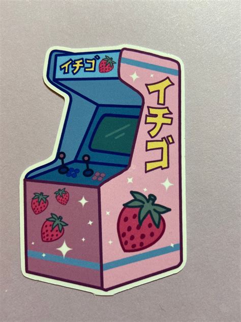Kawaii Arcade Game Stickers Etsy