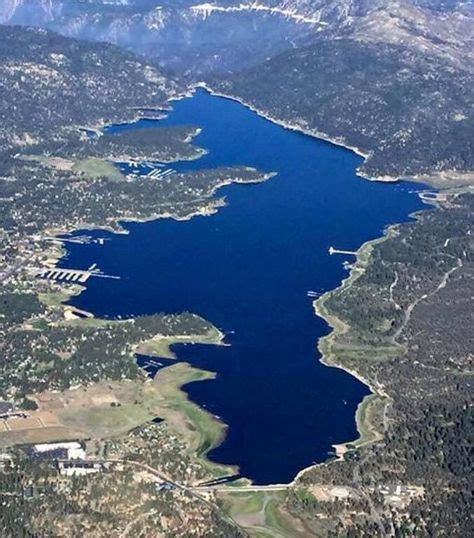 Big Bear Lake Has Taken Above The Space By Nasa Amazing Beautiful