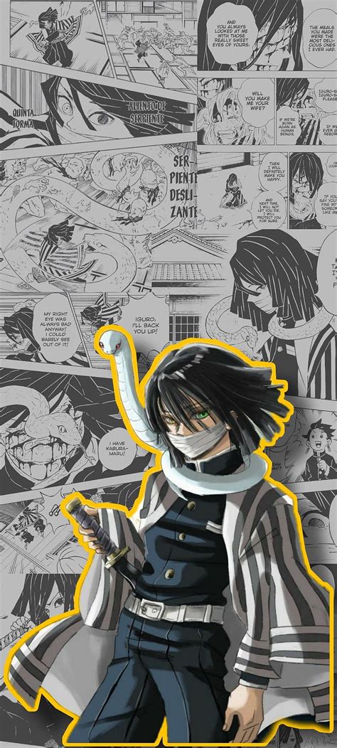 Obanai Iguro Anime Anime Art Snake Hashira Hd Phone Wallpaper Pxfuel