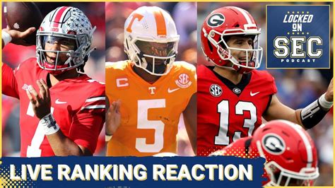 College Football Playoff Ranking Reaction Where Will Tennessee Vols