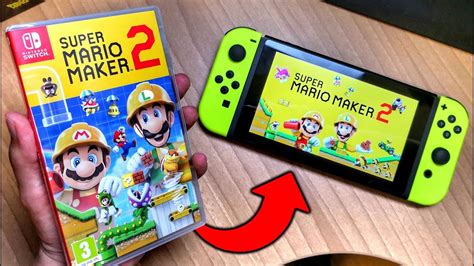 He Comprado Super Mario Maker 2 Para Mi Nintendo Switch 😆 Unboxing Y
