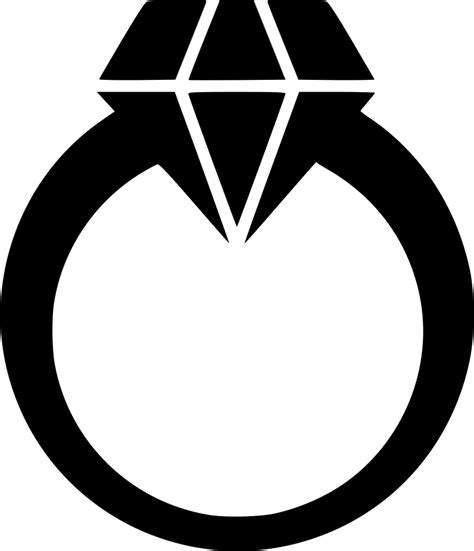 Diamond Ring Svg Png Icon Free Download (#572940) - OnlineWebFonts.COM