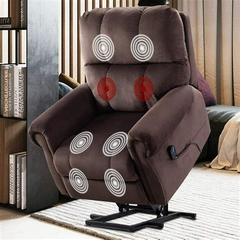 Power Lift Recliner Massage Chair With Heat