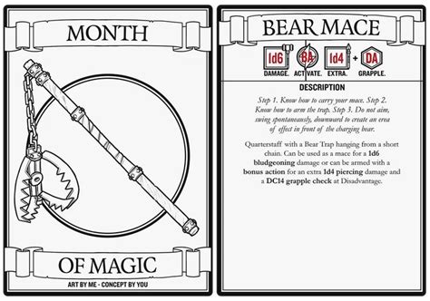 Month Of Magic Nr 3 Dungeondraw Dungeons And Dragons Homebrew Dnd Dungeons And Dragons
