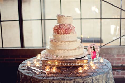 Romantic Wedding Cake Blush Pink Wedding Flowers