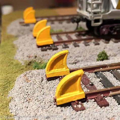 Wheel Stops And Track Bumpers Confessions Of A Model Train Geek