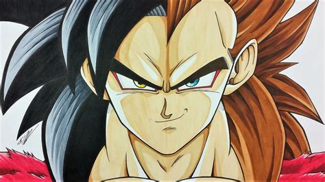 Black goku dragon ball gt anime pixel art anime art super saiyan 4 goku goku manga goku pics captain america wallpaper dragon images. Drawing GOKU & VEGETA | SSJ4 | Dragonball GT | TolgArt ...