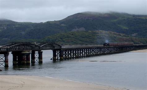 Railway Bridge Near Barmouth Wales Flickr Photo Sharing