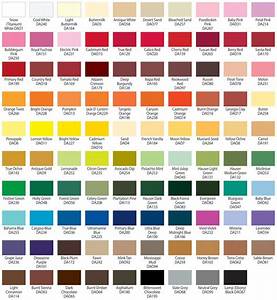 Americana Acrylic Paint Color Chart Jpg Color Mixing Pinterest