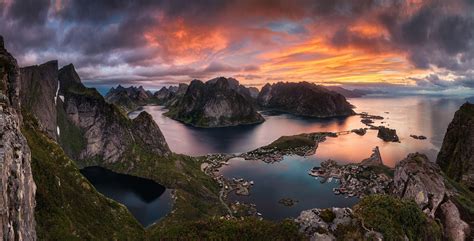 2700x900 Landscape Nature Photography Panoramas Mountains Fjord