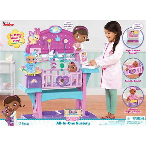 Doc McStuffins Baby All In One Nursery Ages Walmart Com Baby Nursery Sets Doc