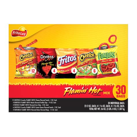 Frito Lay Flamin Hot Mix Variety Pack Smartlabel™