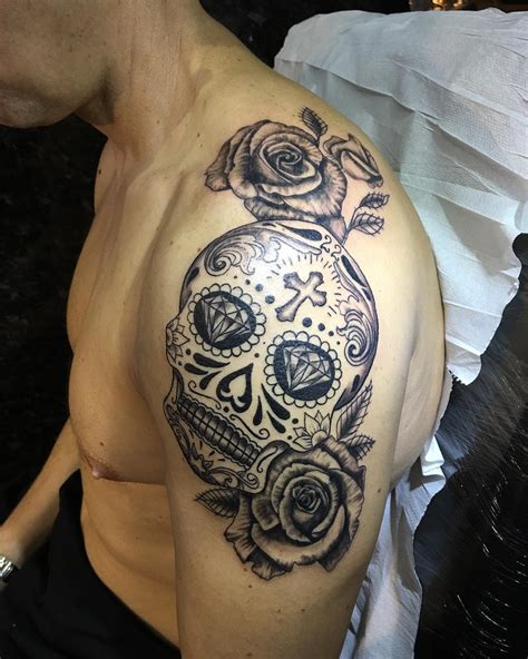 125 Best Sugar Skull Tattoo Designs And Meaning 2019