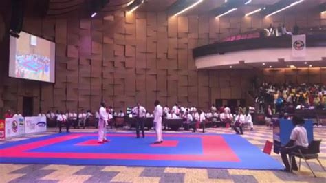 African Karate Championships Day 02 Male Kumite 75kg Emery Ntungane Karate Wins His Second