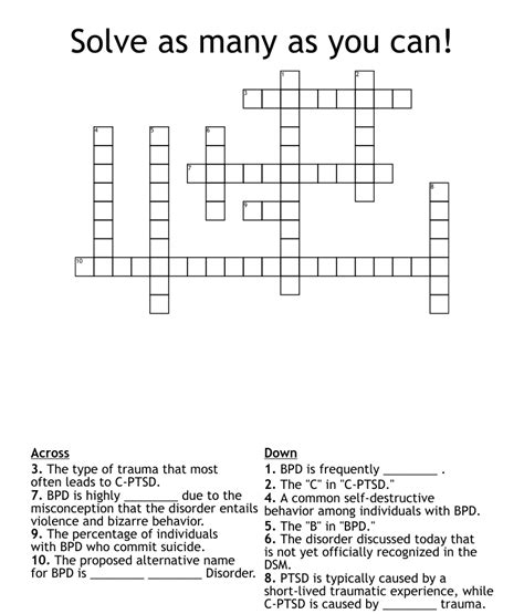Solve As Many As You Can Crossword Wordmint