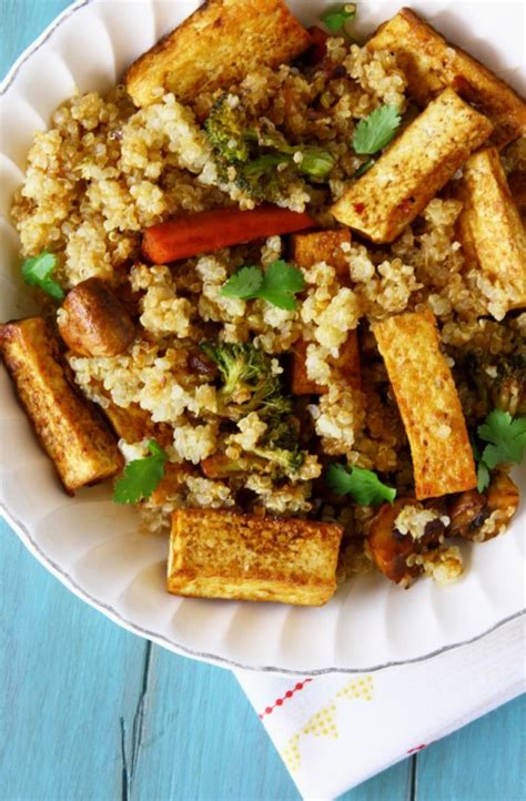 Quinoa Tofu And Vegetable Stir Fry