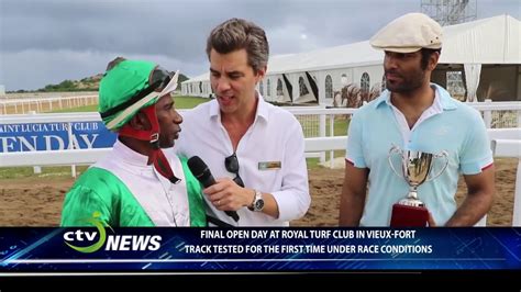 They are listed on the left below. Royal Saint Lucia Turf Club Open Day courtesy (CalabashTv ...
