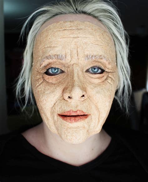 Old Woman Realistic Latex Costume Mask Etsy Australia
