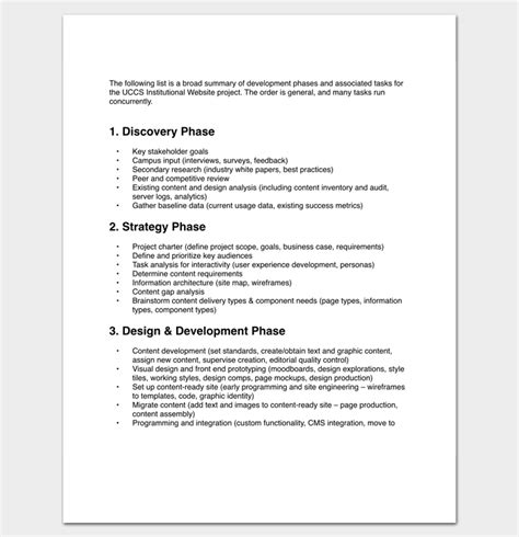 Project Outline Template 15 Sample Example Format Dotxes